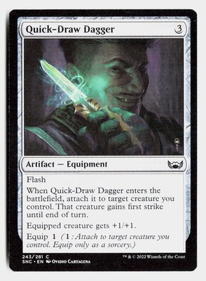Quick-Draw Dagger 243 Common Streets of New Capenna Magic: The Gathering