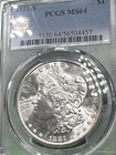 1881-S Morgan Silver Dollar Uncirculated PCGS MS64 Great Coin Blast White