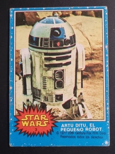 1977 Topps Mexico Star Wars #3 — Raw