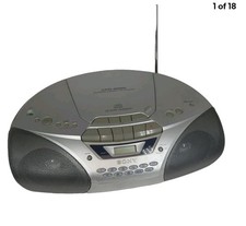 Sony CFD-S250 Portable AM/FM Radio Boombox CD Player Cassette Recorder Tested