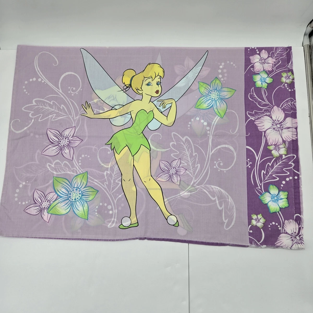 Taie d'oreiller vintage Disney Tinkerbell TINK standard 21x29 motifs 2