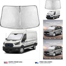 EcoNour Windshield Sunshade Compatible for Ford ETransit 2022-2025 2026