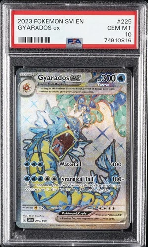 2023 POKEMON SVI EN-SCARLET & VIOLET ULTRA RARE #225 GYARADOS EX PSA 10