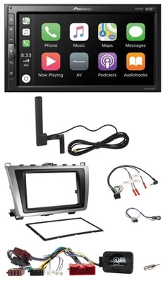 Pioneer USB 2DIN Bluetooth DAB Lenkrad Autoradio für Mazda 6 10-12 aktiv schwarz - Bild 1 von 4