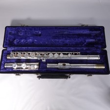 Vintage Gemeinhardt 2SP Student Flute Silver Plated Made in USA Elkhart w/ Case
