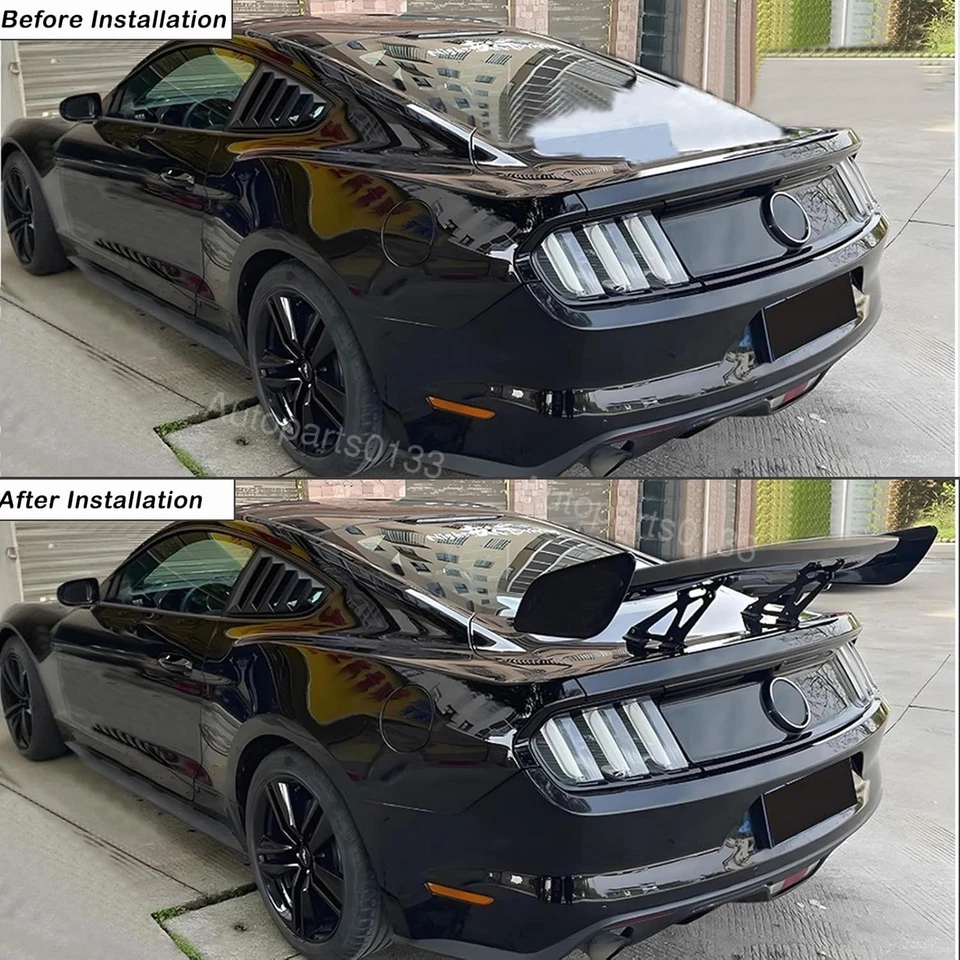 57" Glossy Rear Trunk Racing Spoiler Wing Lip GT For Cadillac CT5 CT5-V CT6 CT4 Foto 3 de 4