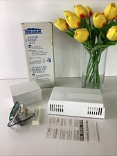 Broan Door Bell Chime Kit Model 973 White Chime Lighted Button 2 Notes NEW