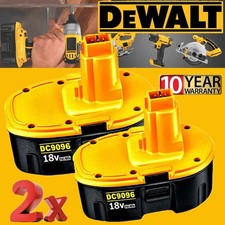 2 PACK 18V Battery For Dewalt 18 VOLT XRP DC9096 DC9098 Ni-MH DC9099 NEW
