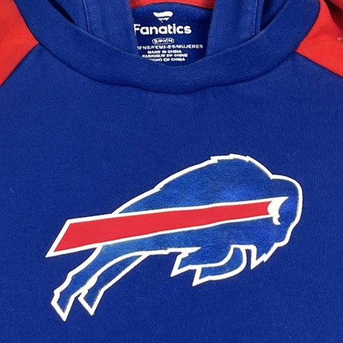 Pull à capuche femme Buffalo Bills taille S fanatiques logo métallisé poches - Photo 1/13