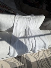 Tibi White Flowy Button Pants Size 2