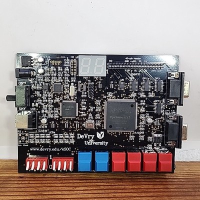 Altera Cyclone II FPGA Dev Board EP2C8 DeVry University Quartus II