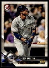 2018 Bowman Keon Broxton Milwaukee Brewers #7
