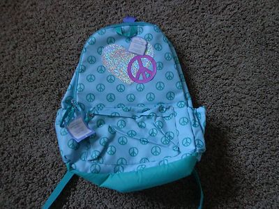 SPARKLE OF HEARTS BACKPACK BAG FOR WOMEN(BLUE) Drawstring Bag Purse Backpack Satchel Glitter Heart W/Zipper  main image 3