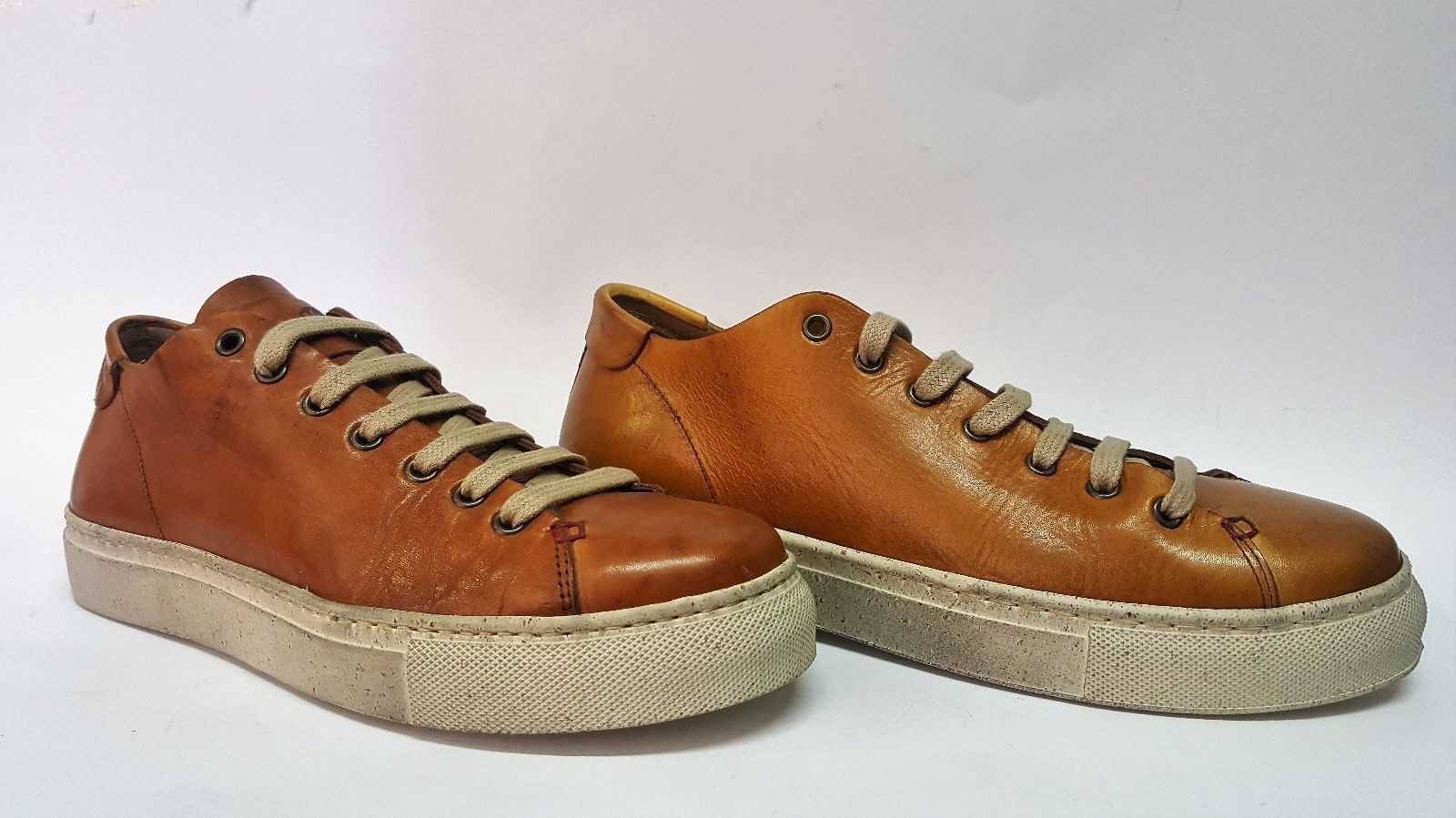 Jako Lapo sneakers lacci pelle senape / cuoio fondo gomma na Scarpe classiche da uomo Jako Lapo sneakers lacci pelle senape / cuoio fondo gomma na Scarpe classiche da uomo