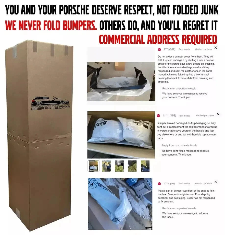 Porsche Panamera 2014-2016 Premium Front Bumper Cover 97050591169 97050591151 Foto 2 de 4