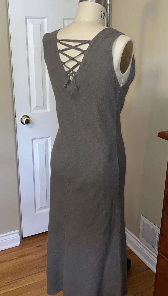 Lavinia temple linen clearance dress