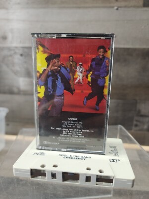 Kool And The Gang '' Emergency '' 1984 De-lite Recorded Sound Cassette Tape