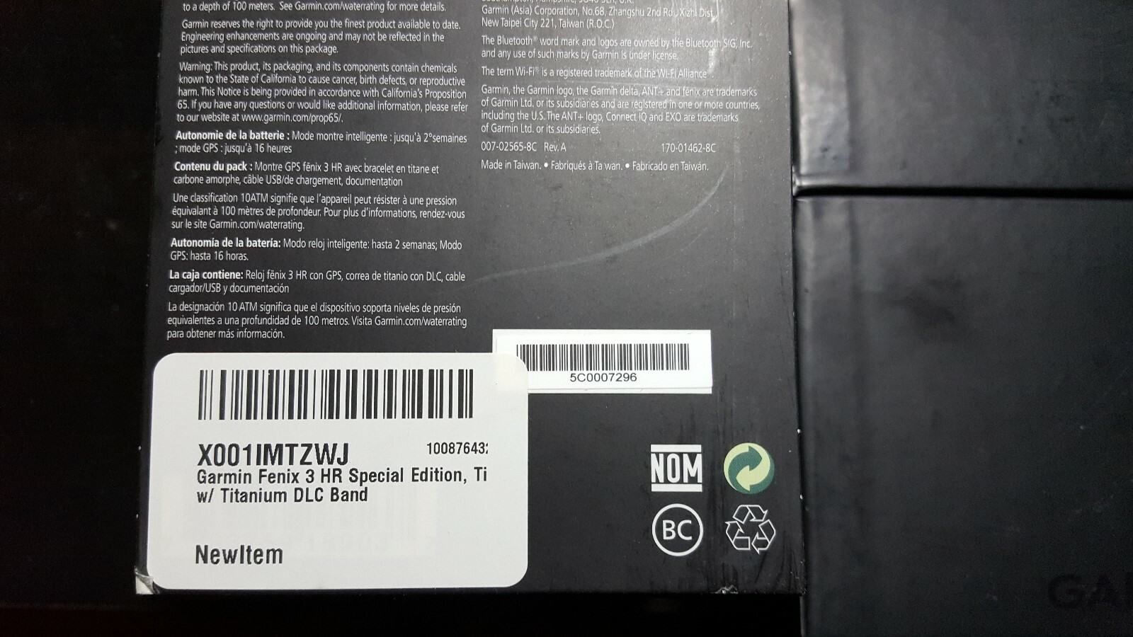 garmin fenix 3 hr special edition titanium