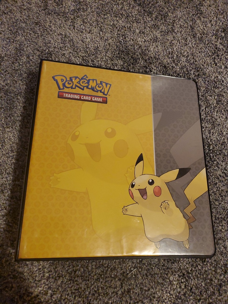 pokemon trading card 3 ring binder pikachu Ultra PRO: 2" Album With official Pokmon branding and a fan Pokemon Pikachu Trading Cards 3-Ring