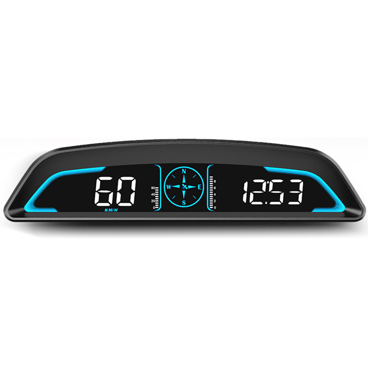 HUD GPS Head Up Display with Digital Speedometer Compass Altitude Reminder for Cars
