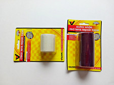 Extra Wide Victor Red 3.625" x 5'  Clear Car Lens Repair Tape 1.875" x 5'