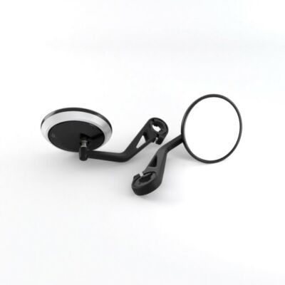 トライアンフ　ミラー Triumph Rocket 3, Thruxton & Trident 660 Round Bar End Mirror