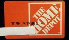 Home Depot Charge Card ~ exp ? ~ our item # ccb9
