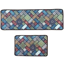 Kitchen Rugs Floor Mat Kitchen Mats Set 15.7×23.6 inch +15.7×47.2 inch New-bosi