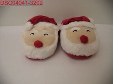 NWT - The Children  s Place Unisex Adult Red Santa Slippers, Size L 195935799041