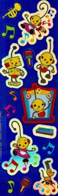 **RARE**  Mylar ROLIE POLIE OLIE Sandylion Stickers  ~VINTAGE~