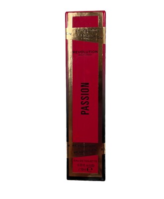Revolution Eau De Toilette Spray Passion Purse Travel Size Woody Spicy .33 fl oz