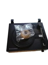 Wockoder Turntable Record Player No Cord New
