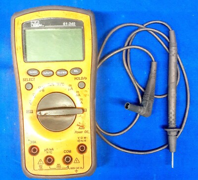 Intertest Multimeter IDEAL TEST PRO MULTIMETER W/ ONE ACCESSORY TESTER 61-340 | eBay