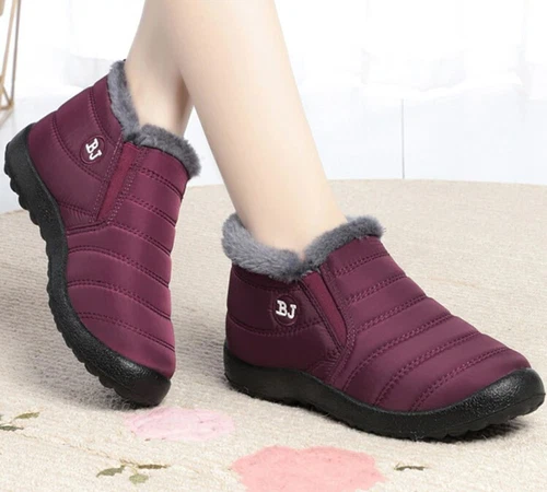 Scarpe Donna Invernali Stivali Scarponcini Pelo Tronchetti fashion Hot - Foto 2 di 20