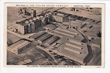 Vintage Postcard POSTED Hartford CONN. Main Plant of the Fuller Brush Company