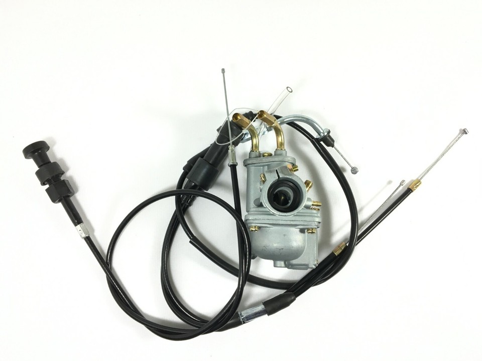 ⛓️ Carburetor + Throttle & Choke Cable Kit – For Yamaha PW50 PW50 Y-Zinger 1981-2016