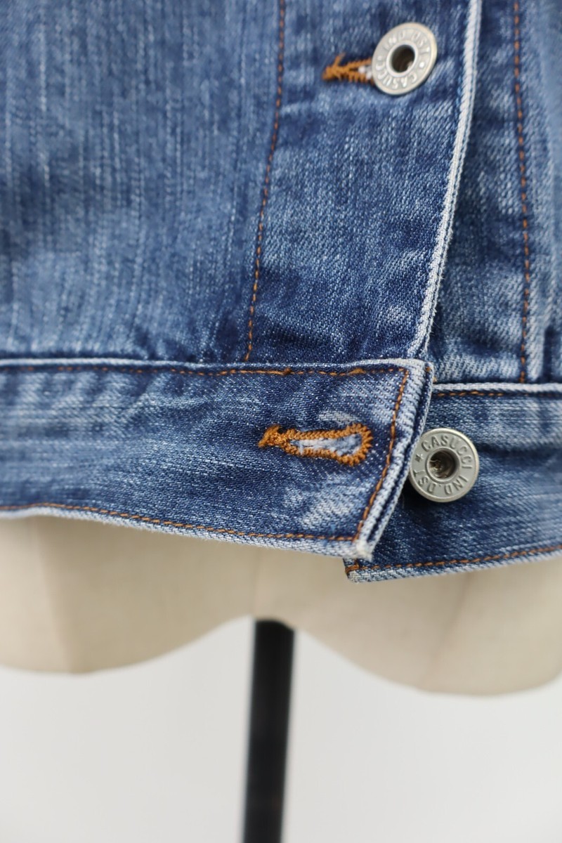 Casucci Jeans Women's Casual Jacket Cotton Denim Size XL