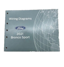 2021 Ford Bronco Sport Factory Shop Electrical Wiring Diagram Manual SKUL