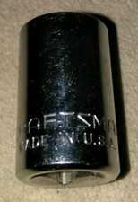 Craftsman 11/16 in. Socket     g 44058 - 6 Point Standard 1/2" Drive USA