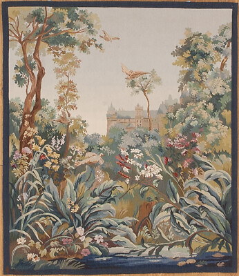 French Hand Woven Tapestry 