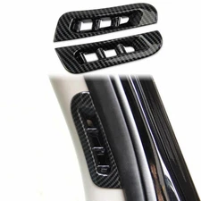 Carbon Fiber one-pillar air outlet exhaust vent Trim for Dodge Durango 2011-2021
