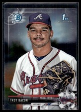 2017 Bowman Draft Chrome Troy Bacon Atlanta Braves #BDC-93