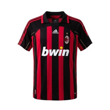Maglia calcio AC Milá 2006-07 Kaka' #22 Home rossa e nera manica corta uomo retrò