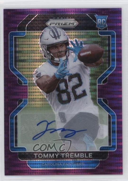 2021 Panini Prizm Purple Pulsar Prizm Tommy Tremble #415 Rookie Auto RC