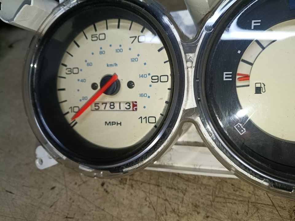 Triples Instrument Classic Rover Mini MPI Triple Instrument Cluster Magnolia Faced Dash ...