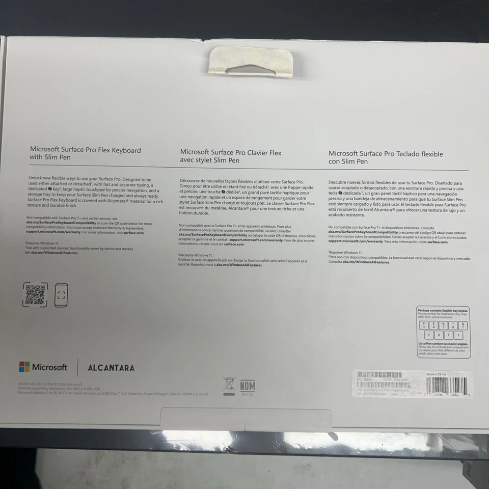 Microsoft Surface Slim Pen 2nd Edition & Pro Flex Keyboard for Pro 11th Edition - Image 2 of 2