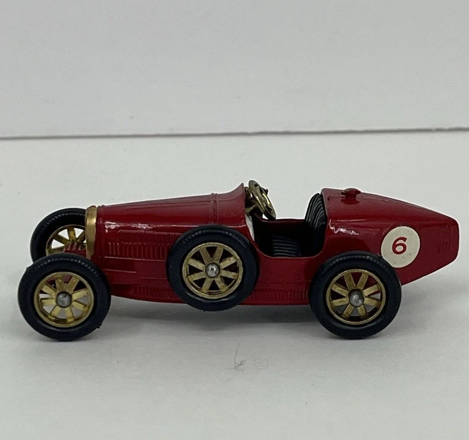 Caja de cerillas vintage Lesney Y-6 “Modelos de antaño” 1926 Tipo 35 Bugatti NUEVO ❤️ Foto 4 de 4