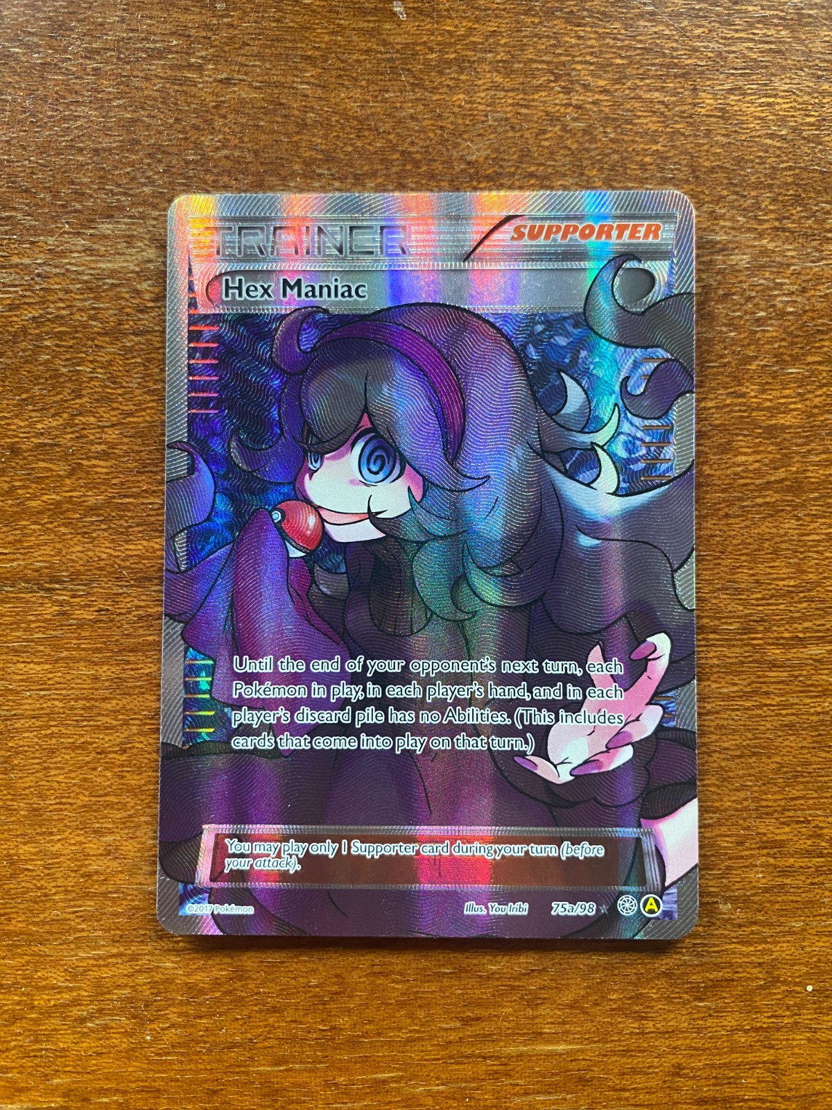 Pokémon TCG Hex Maniac 75/98 Ancient Origins Ultra Rare Full Art Holo EN Trainer