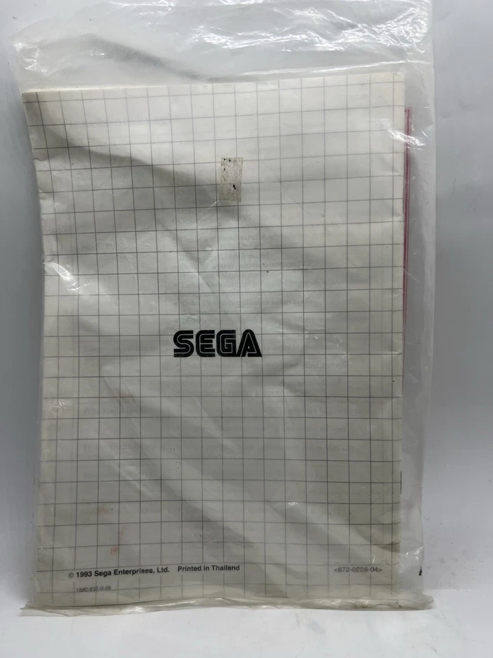 Sega Master System II 2 Manual Booklet Instructions Retro Gaming - Image 4 of 4