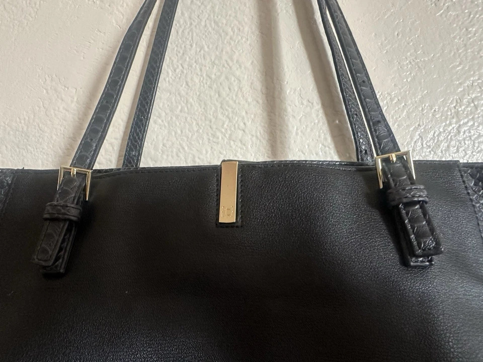 Título Bolso de Mano Negro para Laptop Grande Cottage Core Bolso de Mano Foto 4 de 4